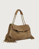 Borsa Venus Peach Fringe Midi ORCIANI