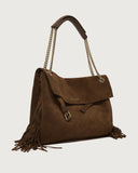 Borsa Venus Peach Fringe Midi ORCIANI