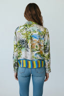 Camicia boxy in seta CALIBAN