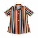 Camicia Fantasia Righe Skin Like CALIBAN