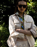 Camicia boxy in seta CALIBAN