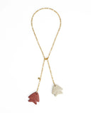 Collana Double Fish FEMME ROUGE