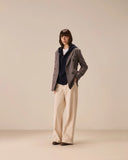 Giacca Doppiopetto Luxury Herringbone Tweed