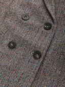 Giacca Doppiopetto Luxury Herringbone Tweed